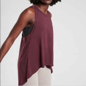 Athleta Essence High Low Tank Top M